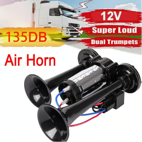 π¨135dB Super Loud 12V Train Air Horn β Safe, Durable & Easy Install! ππΊ