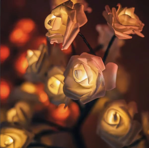 📢📢50% OFF!!⏰🌹Rose Flower Design Tree Night Light🌟