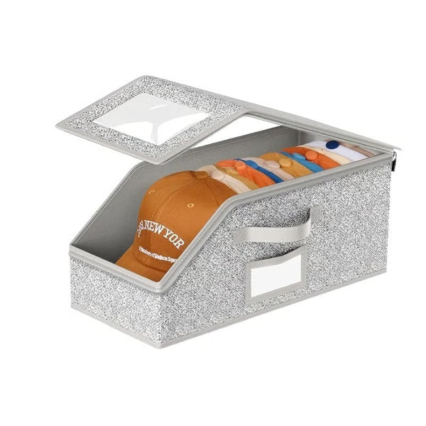 π© Foldable Dust-Proof Hat Storage Box