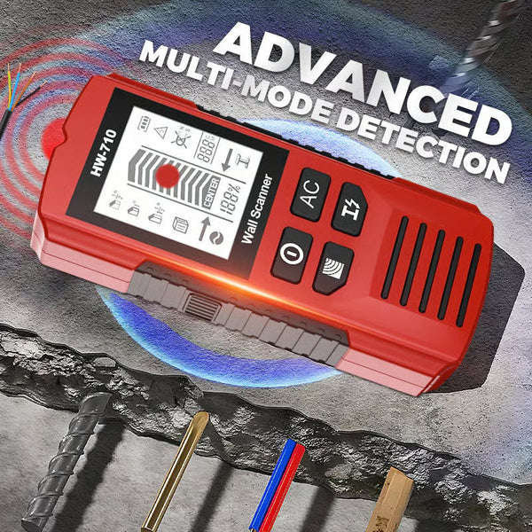π― Limited Time Half Price - 6-in-1 Multi-Function Handheld HD LCD Display Wall Metal Detector