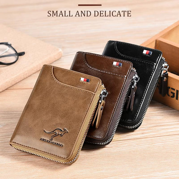 π-Men Wallet Zipper Purse ( RFID PROTECTED )