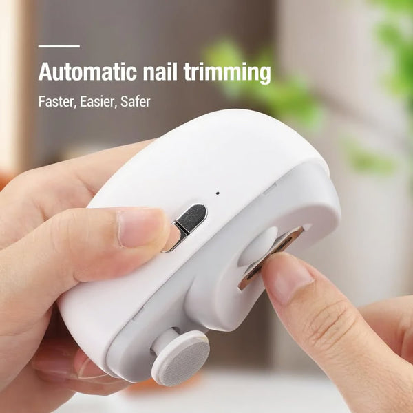 π Perfect for All Ages π΅πΆ 3-in-1 Automatic Electric Nail Clipper with Polishing - πSafe & Convenientπ