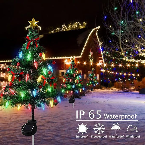 π Solar Christmas Tree Light β Add Holiday Magic to Your Outdoors