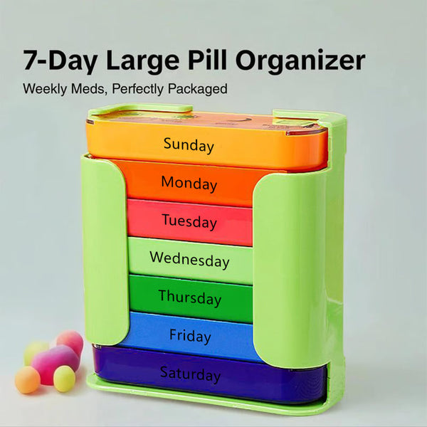 π Stay on Track - β¨7-Day Medication Organizer - For Effortless Health Management! π