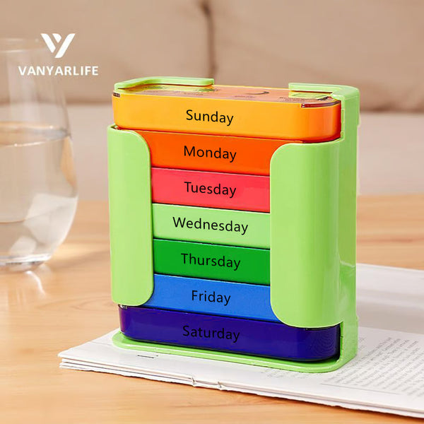 π Stay on Track - β¨7-Day Medication Organizer - For Effortless Health Management! π
