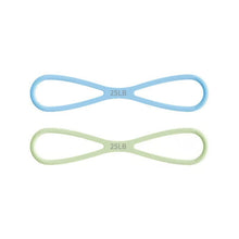 8-Shaped Silicone Resistance Band with Massage Grip