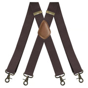 📏 Adjustable Work Suspenders | Classic X-Back Support