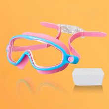 Anti-Fog Swimming Goggles for Kids with Nose Clip & Ear Plugs