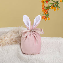 Easter Bunny Velvet Basket