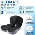 🎁Limited sale 50% discount🎁【Ergonomic design】Non-Slip Memory Foam Seat 💕For the most comfortable driving💕