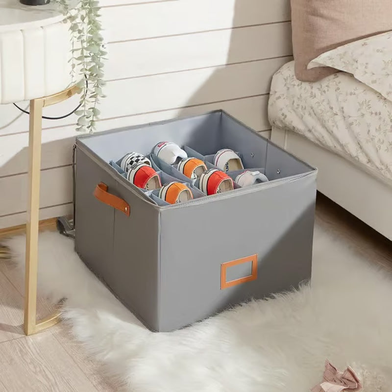 ⏳Limited time 50% off💥Oxford Fabric Foldable Design Shoe Organizer, Storage Box