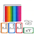 Math Fidget Toy, Math Game with Addition,Subtraction,Multiplication,Division Flash Cards or Time Table(Using age: 3+)
