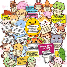 🤗 Positive Emotional Support Buddies Stickers – Inspirational, Waterproof & No Residue🎁 Uplifting Gifts for Kids, Teens, Coworkers & Yourself 😻