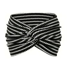 Printed cross yoga headband