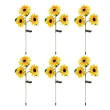 Solar Sunflower Lights
